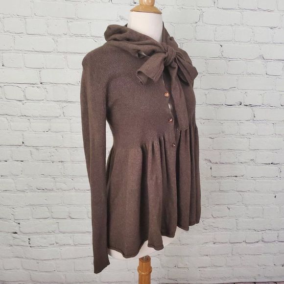 Rebecca Taylor Brown Cardigan Sweater - Picture 3 of 7